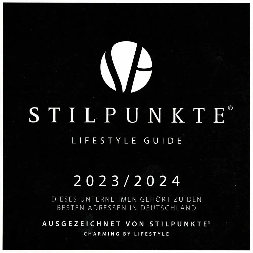 Stilpunkte24_1000 Tegernseer Badmanufaktur Auszeichnung Stilpunkte Lifestyle Guide gehört zu den besten Adressen in Deutschland 2023 2024