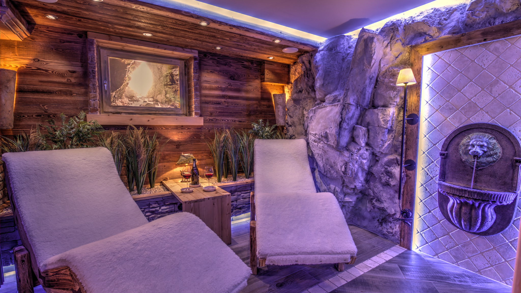 Wellnessbereich Alm