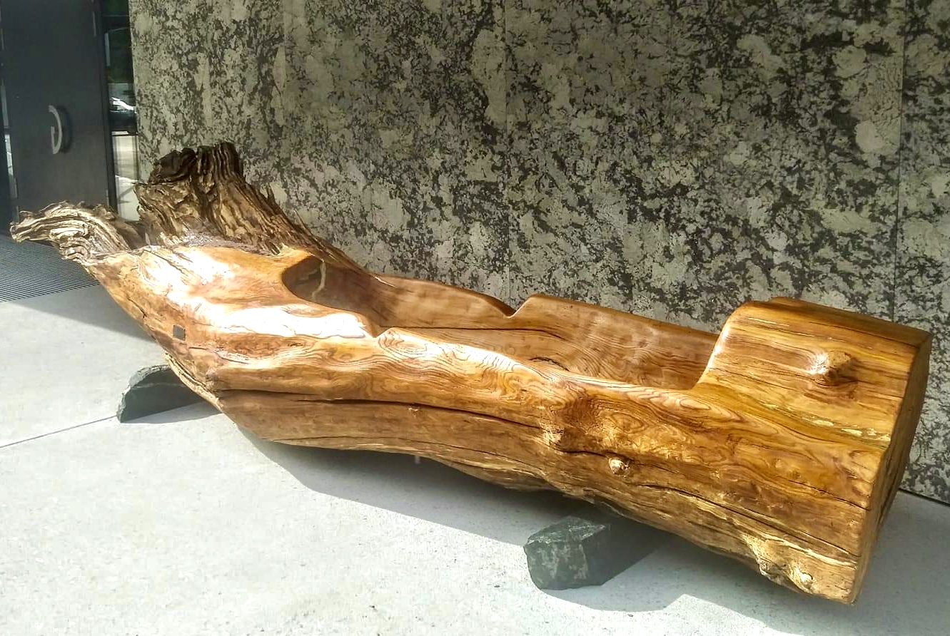 Holzbadewanne freistehend